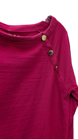 Long Sleeve w/Button Accent