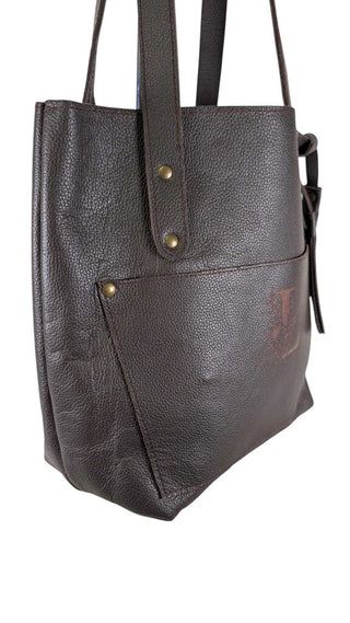 Leather Shoulder Tote