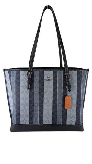 Mollie Tote In Signature Jacquard With Stripes