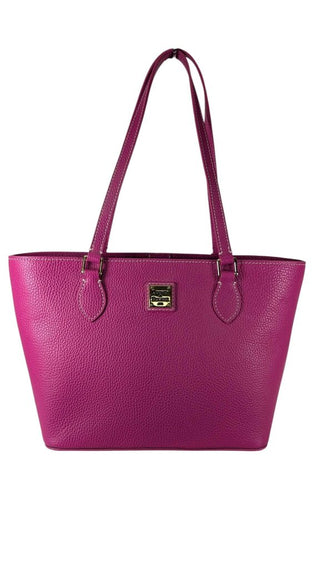 Pebbled Leather Tote