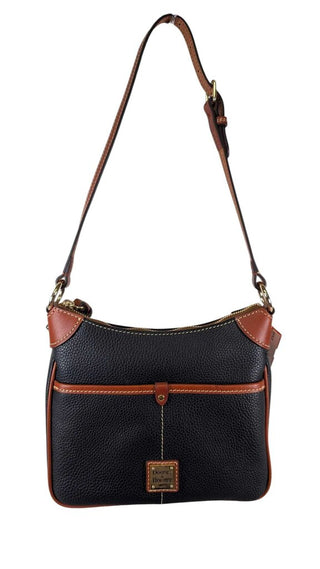 Pebbled Leather Shoulder Bag