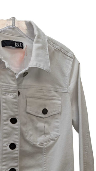 Denim Button Up Raw Edge