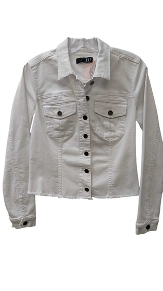 Denim Button Up Raw Edge