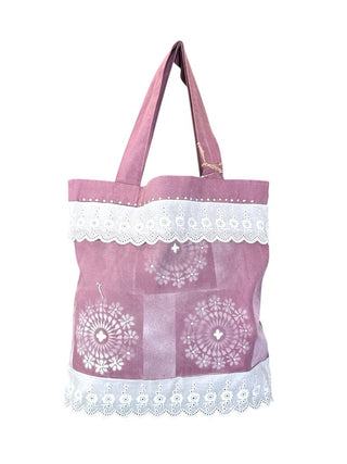 Handpainted artisan tote