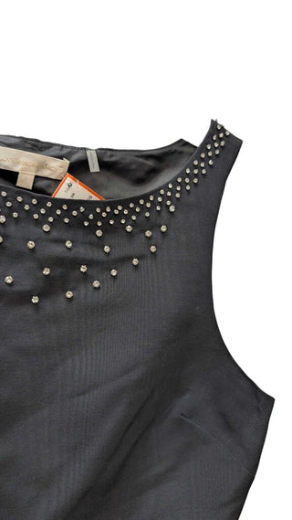 Beaded Neckline Sleeveless