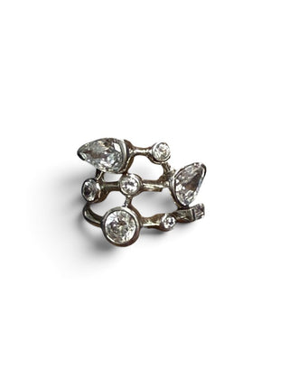 Sterling stone ring
