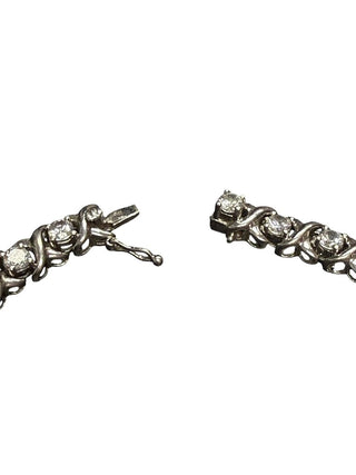 Sterling stone tennis bracelet