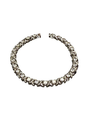 Sterling stone tennis bracelet