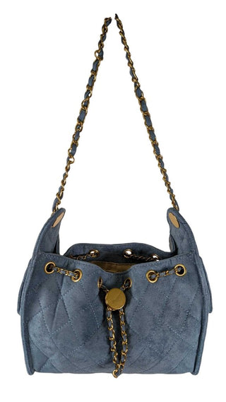 Faux Suede Shoulder