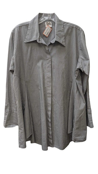 Striped Button Front