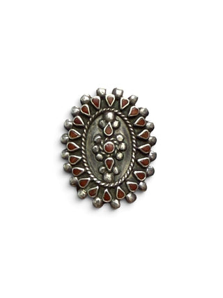 Sterling stone cluster ring