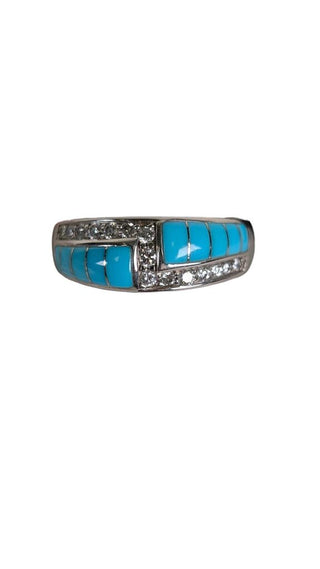 14k White Gold Diamond TQ Ring