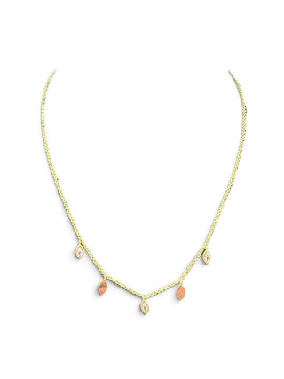 Leaf pendant necklace