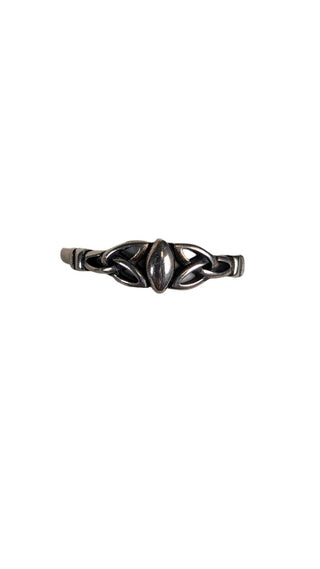 SS Etched Band Ring