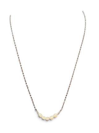 Sterling Pearl Necklace