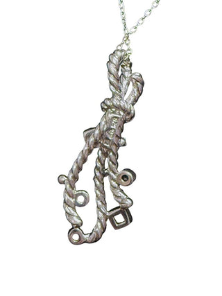 Sterling Stone Pendant Necklace