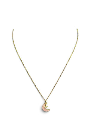 Vermeil Moon and Star Necklace