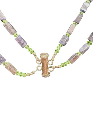 Double Strand Stone Necklace