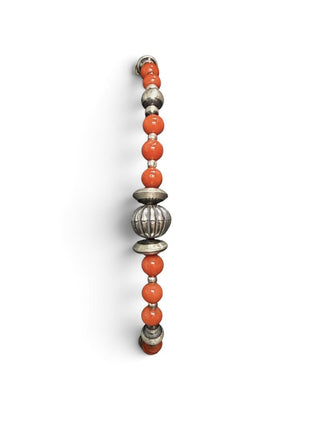 Sterling Stone Oxy Bead Bracelet
