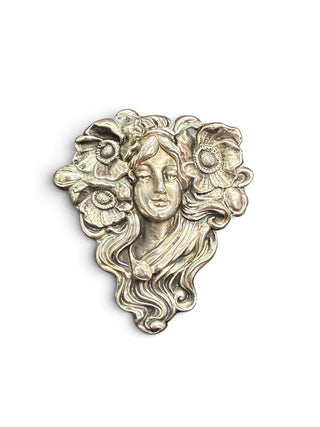Art Nouveau Sterling Brooch Vintage
