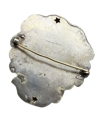 Art Nouveau Sterling Brooch Vintage