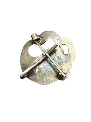 Sterling Lady Brooch