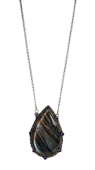 SS Labradorite Pendant Necklace