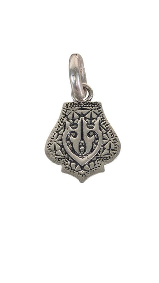 SS Etched Pendant