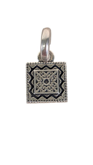 Etched Square Pendant
