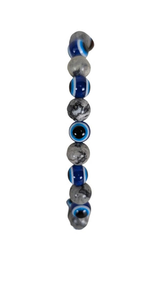 Stretch Stone Evil Eye Bracelet