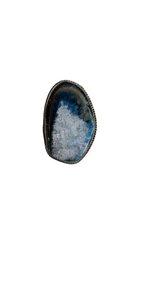 SS Stone Quartz Ring