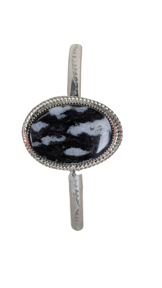 SS Stone Cuff Bracelet