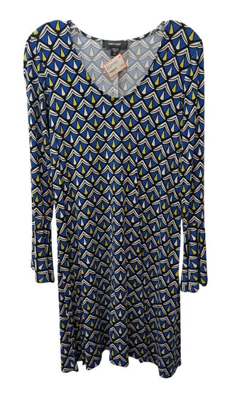 Long Sleeve Geo Print Swing