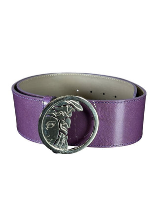 Patent Face Logo Belt