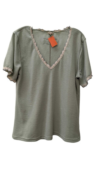 Short Sleeve Waffle Texture