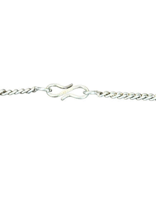 Silver/stone necklace and earrings