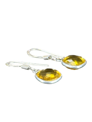 Silver/stone necklace and earrings