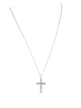 SS cross pendant necklace
