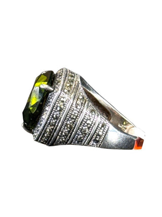SS/marq/stone ring