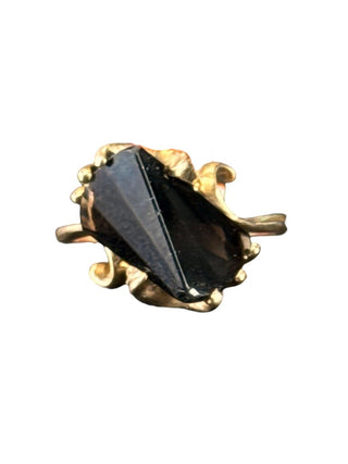 14K stone ring