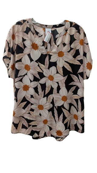 Floral Short Sleeve Blouse