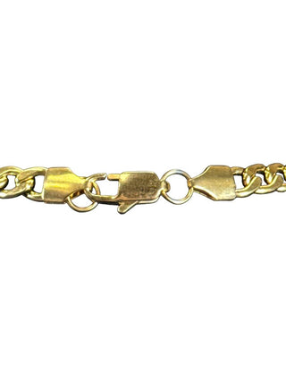 Gold plate crystal heart pendant