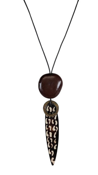 Wood Pendant Necklace