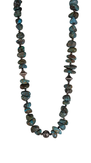 Not Silver Turquoise Necklace
