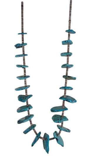 Turquoise Heishi Necklace