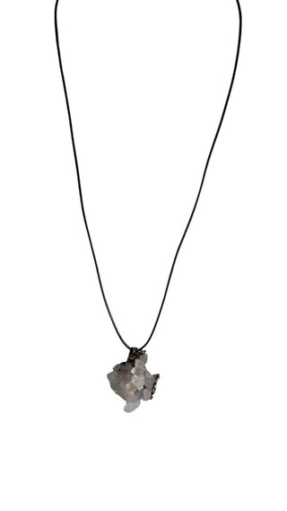Raw Stone Cord Necklace