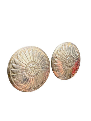 SS Concho Post Earrings