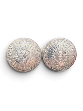 SS Concho Post Earrings