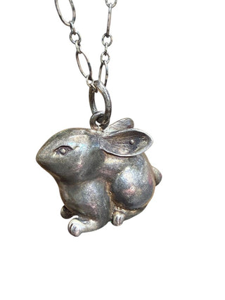 SS Bunny Pendant Necklace