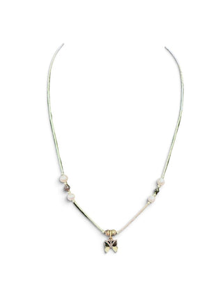 SS Inlay Butterfly Necklace